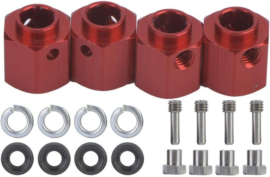 Adaptador Dilwe RC 4 Piezas 12mm Adaptador Dilwe RC 4 Piezas 12mm